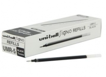 三菱（Uni)UMR-5 (经济实用型)中性笔芯（黑色)0.5mm（12支装）