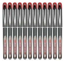 白雪（snowhite） PVN-230 黑色/红色直液式走珠笔 可换芯 12支装