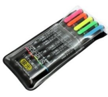 三菱 uni 双头荧光笔 PUS-101T 细0.6mm 粗4.0mm
