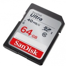 闪迪（SanDisk）至尊高速SDHC UHS-I存储卡64G  Class10读速40Mb/s
