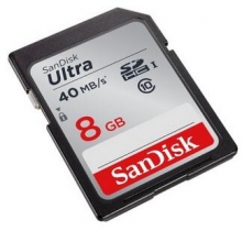 闪迪（SanDisk）至尊高速SDHC UHS-I存储卡8G  Class10 读速40Mb/s