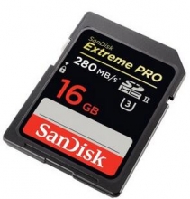 闪迪（SanDisk）至尊超极速SDHC UHS-II存储卡16g  读速280Mb/s