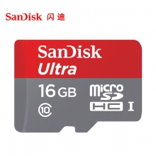 SANDISK(闪迪)Ultra16G(CLASS10)存储卡(Micro SD)（48MB/S）