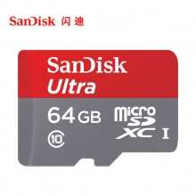 SANDISK(闪迪)Ultra64G(CLASS10)存储卡(Micro SD)（48MB/S）