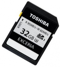 东芝（TOSHIBA）EXCERIA 极至瞬速 U3 SDHC-32G 读95M写60M 支持4K高清