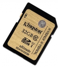 金士顿（Kingston）读速90MB/s 32GB UHS-I Class10 SD高速存储卡 土豪金