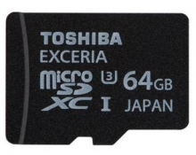 东芝（TOSHIBA）64G EXCERIA TF（microSDXC)存储卡 UHS/Class10 -95M/s 极至瞬速