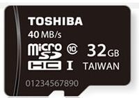 TOSHIBA 东芝 32G TF卡存储卡 40M/S高速