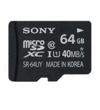 索尼（SONY) SR-64UY 索尼 64G TF卡 MicroSD 存储卡手机卡