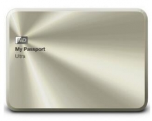 西部数据（WD）My Passport Ultra周年纪念版USB3.0 2TB 超便携移动硬盘 （金色）WDBEZW0020BCG