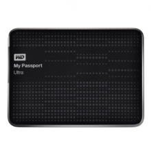 西部数据（WD） My Passport Ultra USB3.0 1TB超便携移动硬盘黑色高端加强版