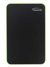 旅之星（Travelstar） 绿光 系列 2.5寸 USB3.0 高速防震轻薄移动硬盘500G 黑色
