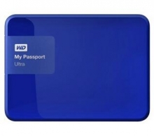 西部数据（WD）My Passport Ultra 升级版 1TB 2.5英寸 贵族蓝 移动硬盘 WDBGPU0010BBL