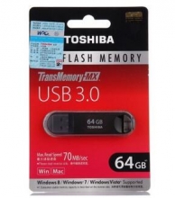 东芝（TOSHIBA） 速闪系列 U盘 64GB （黑色） USB3.0