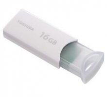 东芝（TOSHIBA）按闪系列U盘 16G USB2.0 白色