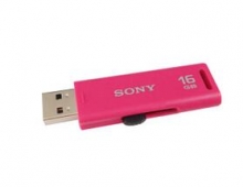 索尼（SONY）USM16GR 精锐系列 USB2.0 16GBU盘 粉红色