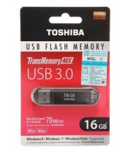 东芝（TOSHIBA） 速闪系列 U盘 16GB （黑色） USB3.0