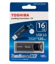 东芝 (TOSHIBA) 按闪系列U盘 16G USB3.0 黑色