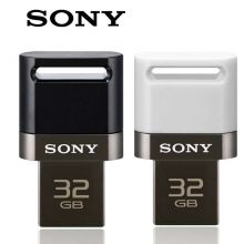 SONY索尼 手机U盘 32G USM-32SA1 黑色 电脑+手机双接口 OTG Micro USB闪存盘 U盘