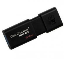 金士顿（Kingston）DT100G3 64GB USB3.0 U盘 黑色
