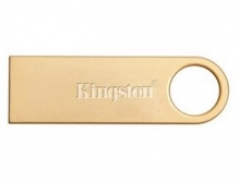 金士顿（Kingston）DT GE9 16GB 金属U盘 金色亮薄