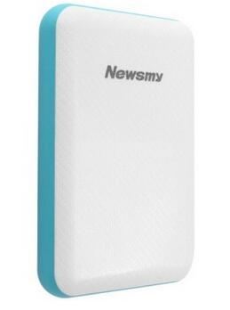 纽曼 NEWSMY 吉云 2.5寸USB3.0 移动硬盘 优雅白蓝 2TB存储