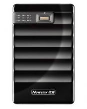 纽曼 NEWSMY 指纹王 加密型 2.5英寸移动硬盘 USB3.0 1TB 黑色