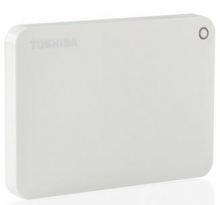 东芝 TOSHIBA V8 CANVIO高端分享系列2.5英寸移动硬盘 USB3.0_清新白_1T