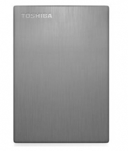 东芝 TOSHIBA CANVIO SLIM超薄系列2.5英寸移动硬盘 USB3.0_银色_500G