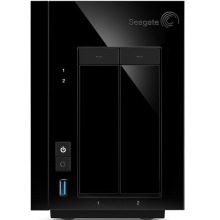 希捷（Seagate) 商业级 网络存储Pro 无内置硬盘 ( STDD300 )_黑色_2盘位