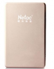 朗科 NETAC 2.5英寸 K206 时尚超薄移动硬盘 USB3.0 _阳光金_500G