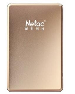 朗科 NETAC K206全金属移动硬盘2.5英寸 USB3.0_香槟色_1T