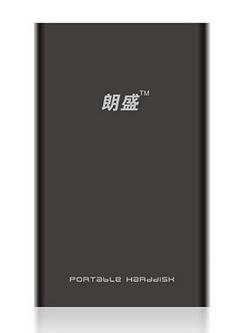朗科(Netac) 朗盛E195系列 2.5英寸 USB2.0 移动硬盘_黑色_750G