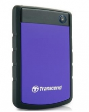 创见 TRANSCEND STOREJET 25H3P军规抗震移动硬盘 USB3.0_军规抗震（紫色）_2T