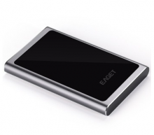 忆捷 EAGET G90 时尚超薄硬加密全金属 USB3.0高速移动硬盘_黑色_1T