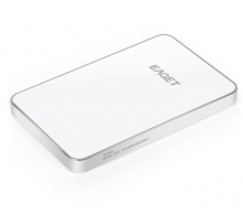 忆捷 EAGET E30 超薄时尚硬加密全金属 USB3.0高速移动硬盘_银白色_500G
