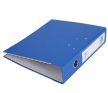 得力（deli）33180 加厚型欧式快劳夹 文件夹 3寸 A4 蓝色 6个特惠装