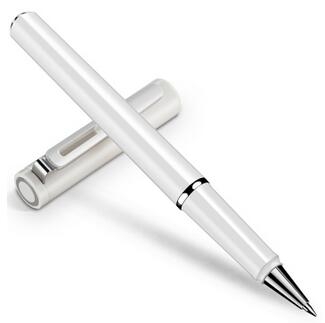 得力（deli）S87 发现者系列时尚白色宝珠笔/中性笔 商务风格 （计价单位：支）