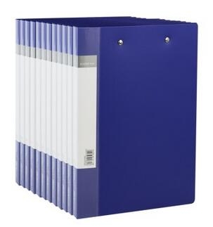 得力(deli) 5364 ABA系列A4双强力夹文件夹 蓝色