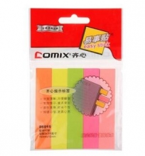 齐心（COMIX）D6015 指示便利贴 袋装 颜色随机