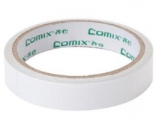 齐心（COMIX）MJ2410-10 棉纸双面胶带24mm*10y(9.1米)10卷/袋