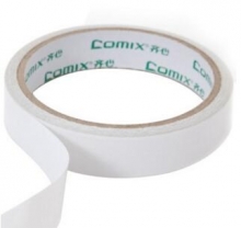 齐心（COMIX）MJ2410-10 棉纸双面胶带24mm*10y(9.1米)10卷/袋