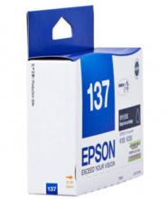 爱普生（Epson）T137黑色墨盒
