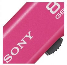 索尼（SONY）精锐系列（USM8GR）U盘 8G（粉）