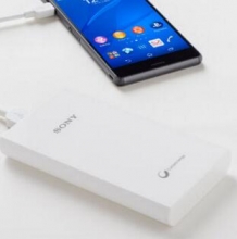 索尼（SONY）CP-V10A 白色 10000毫安锂聚合物手机通用充电宝