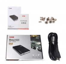 SSK/飚王 HE-V300 2.5寸移动硬盘盒 USB3.0 sata串口笔记本硬盘盒