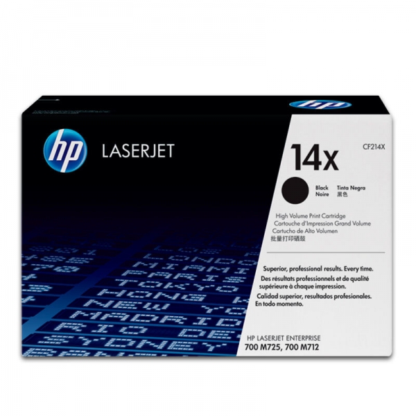 惠普（HP）14X系列 CF214X 大容量黑色硒鼓 (适用712dn 725dn机型) 17500页