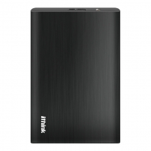 埃森客（Ithink）2.5英寸 500G USB3.0 金属拉丝 便携式移动硬盘朗睿系列【黑色】