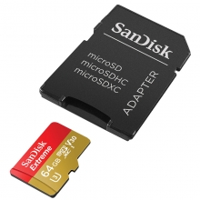 闪迪 64G 读速90MB/s 至尊极速移动MicroSDXC UHS-I存储卡 TF卡