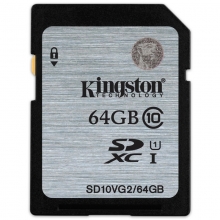 金士顿（Kingston）64GB 80MB/s SD Class10 UHS-I高速存储卡